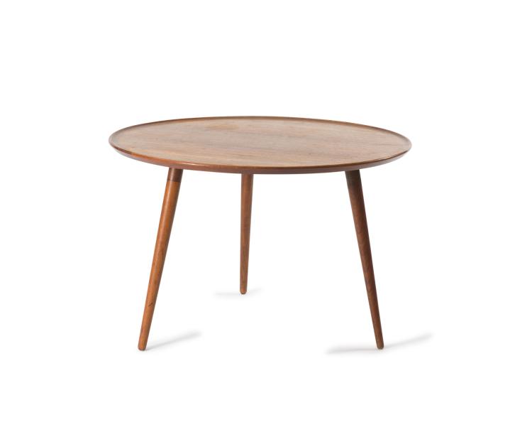 Hauptbild zu Objekt, 'AT' coffee table, c1955, Hans J. Wegner, Tuck, Andreas, Kopenhagen (zugeschrieben), 119A 174