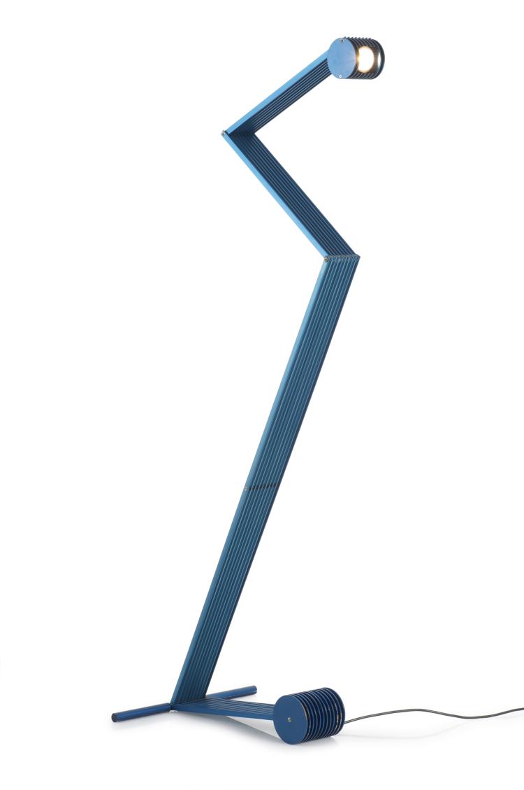 Hauptbild zu Objekt, 'Metri' floor light, 1990, Bernhard Bartels, Basis Designleuchten, M&uuml;nchen, 119C 102