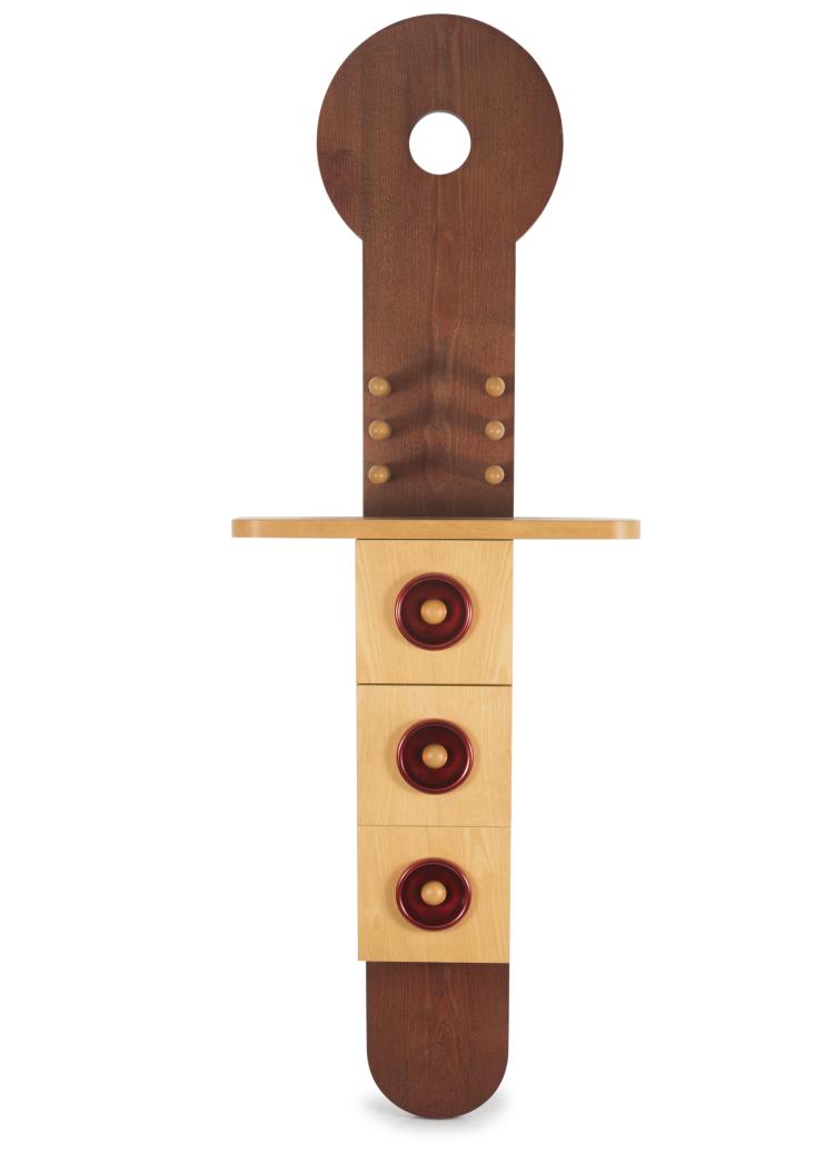 Hauptbild zu Objekt, Wall cupboard, 1965, Ettore Sottsass, Poltronova, Pistoia, 119C 187