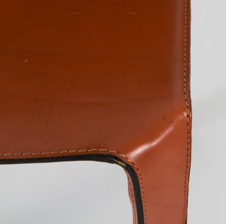 Bild 1 zu Objekt, Eight 'Cab 412' chairs, 1977, Mario Bellini, Cassina, Mailand, 119C 227