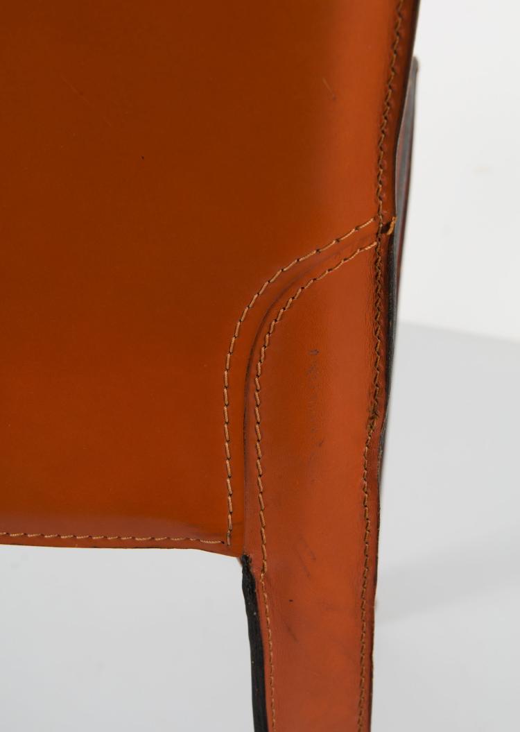 Bild 3 zu Objekt, Eight 'Cab 412' chairs, 1977, Mario Bellini, Cassina, Mailand, 119C 227