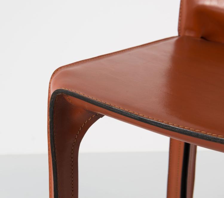 Bild 4 zu Objekt, Eight 'Cab 412' chairs, 1977, Mario Bellini, Cassina, Mailand, 119C 227