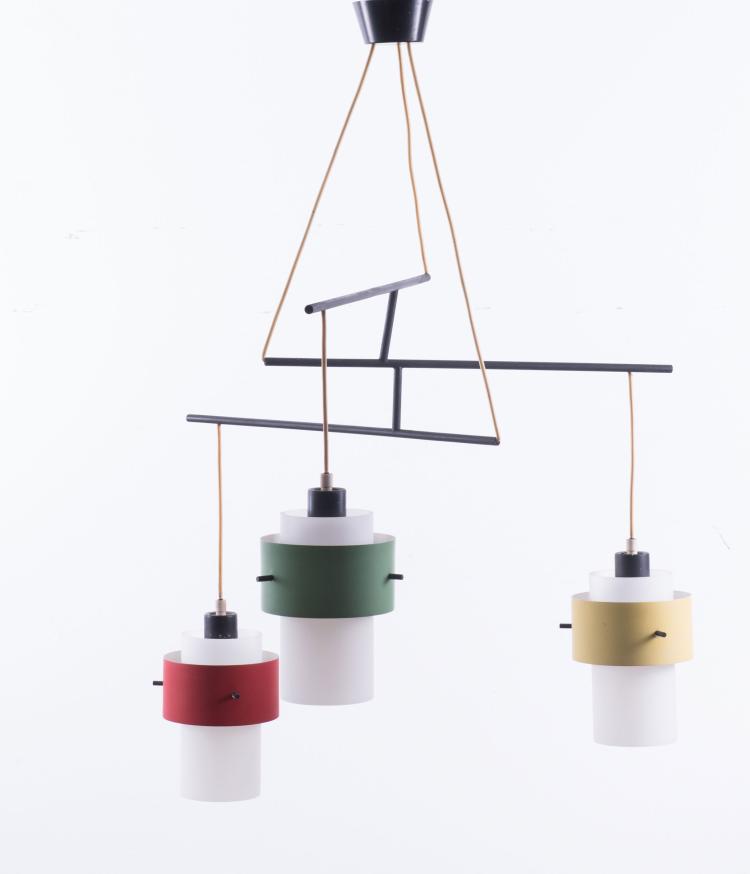 Bild 2 zu Objekt, Ceiling light, 1950s, Stilnovo, Mailand (zugeschrieben), 119C 134