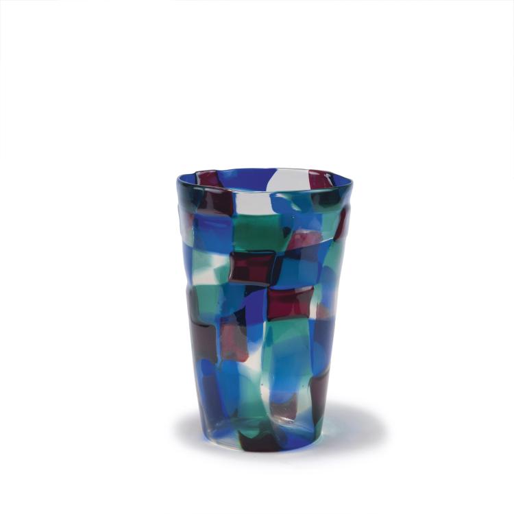 Hauptbild zu Objekt, 'Pezzato' vase, c1951, Fulvio Bianconi, Venini & C., Murano, 119B 81