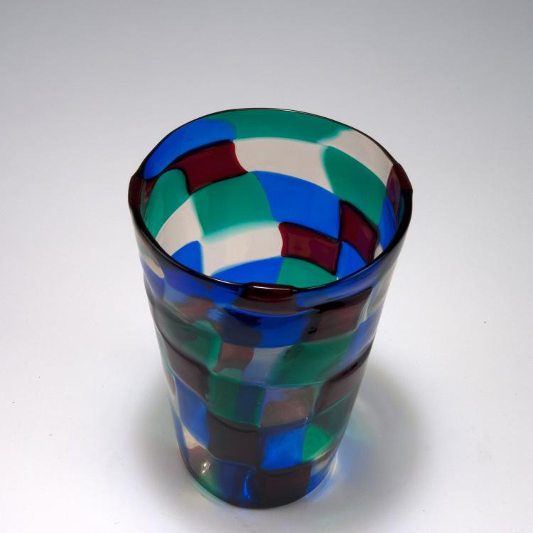 Bild 2 zu Objekt, 'Pezzato' vase, c1951, Fulvio Bianconi, Venini & C., Murano, 119B 81