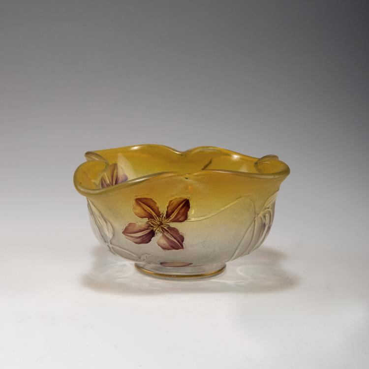 Hauptbild zu Objekt, 'Cl&eacute;matites' bowl, c1896, Daum Fr&egrave;res, Nancy, 120 17