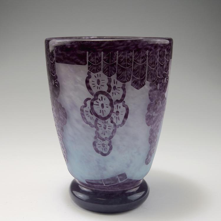 Hauptbild zu Objekt, 'Lavandes' vase, 1927-28, Schneider, Epinay-sur-Seine, 120 340