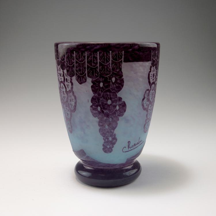 Bild 1 zu Objekt, 'Lavandes' vase, 1927-28, Schneider, Epinay-sur-Seine, 120 340