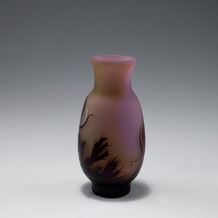 Bild 1 zu Objekt, 'Algues rouges' vase, 1920s, Gall&eacute;, Emile, Nancy, 120 255