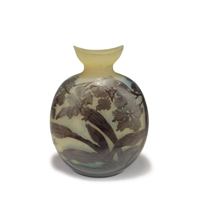 Hauptbild zu Objekt, 'Orchid&eacute;es' vase, 1906-14, Gall&eacute;, Emile, Nancy, 120 199