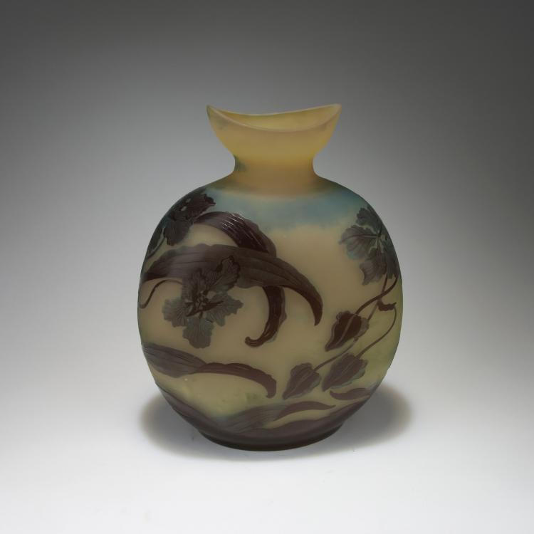 Bild 1 zu Objekt, 'Orchid&eacute;es' vase, 1906-14, Gall&eacute;, Emile, Nancy, 120 199