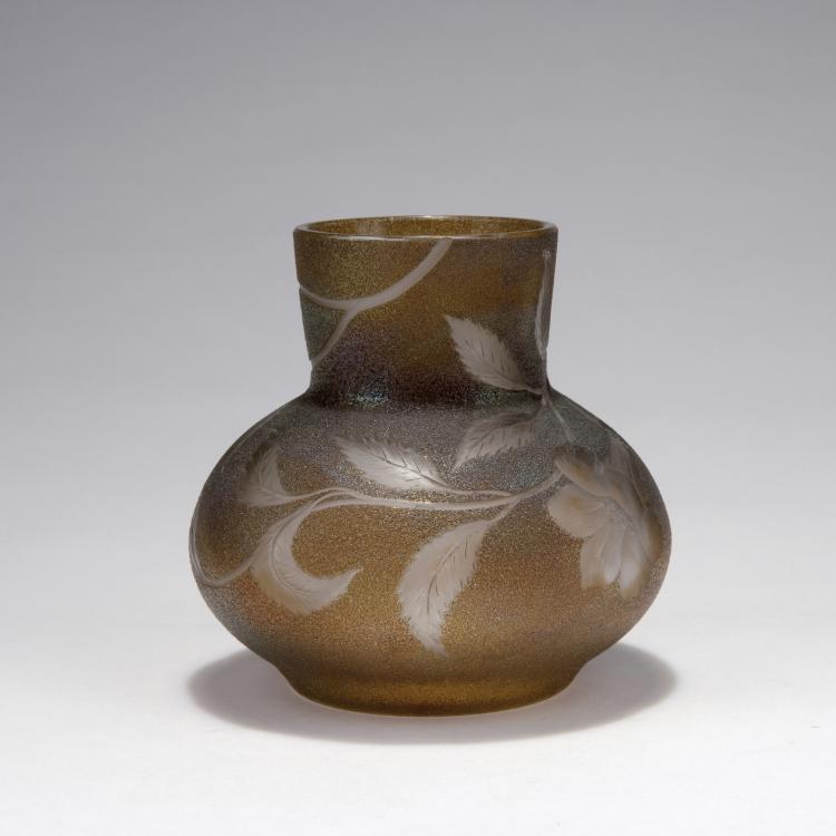 Hauptbild zu Objekt, 'Bignone grimpante' vase, c1900, Pantin, Verreries de, 120 327