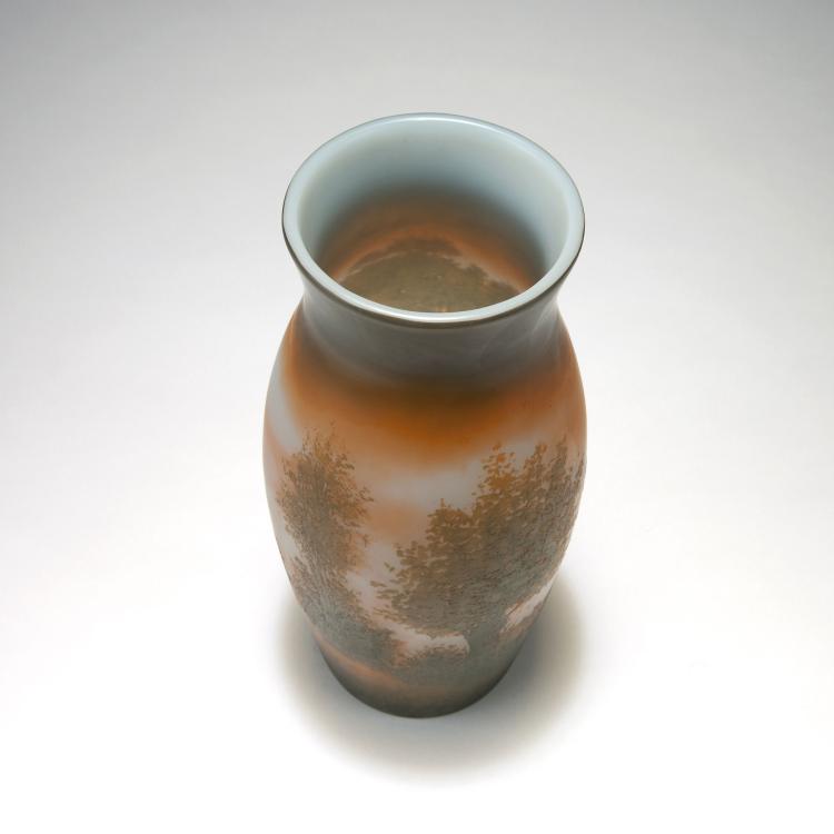 Bild 1 zu Objekt, 'Paysage, sc&egrave;ne pastorale' vase, c1915, Nicolas, Paul, Nancy; D'Argental, 120 315