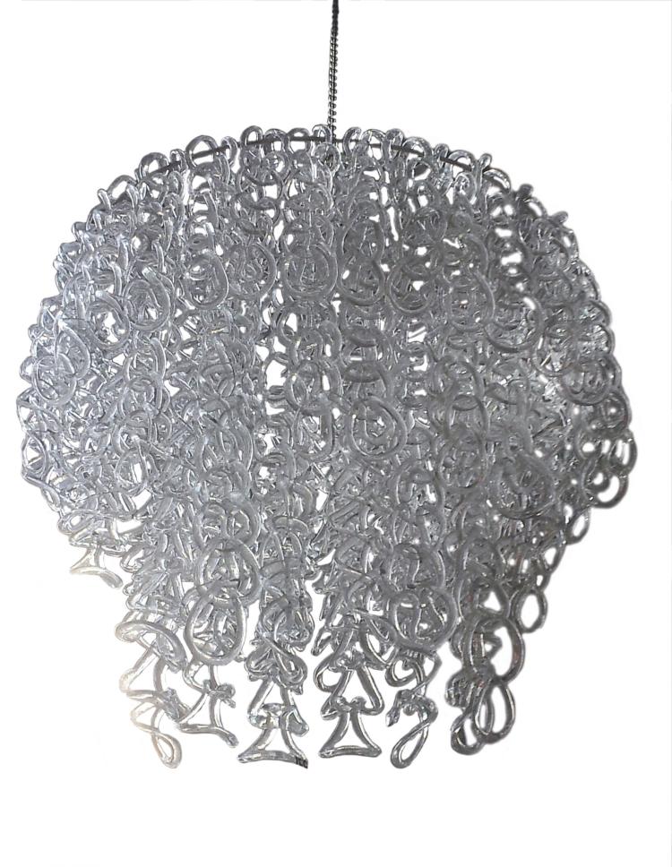 Hauptbild zu Objekt, 'Giogali' ceiling light, 1967, Angelo Mangiarotti, Vistosi, Murano, 119C 191