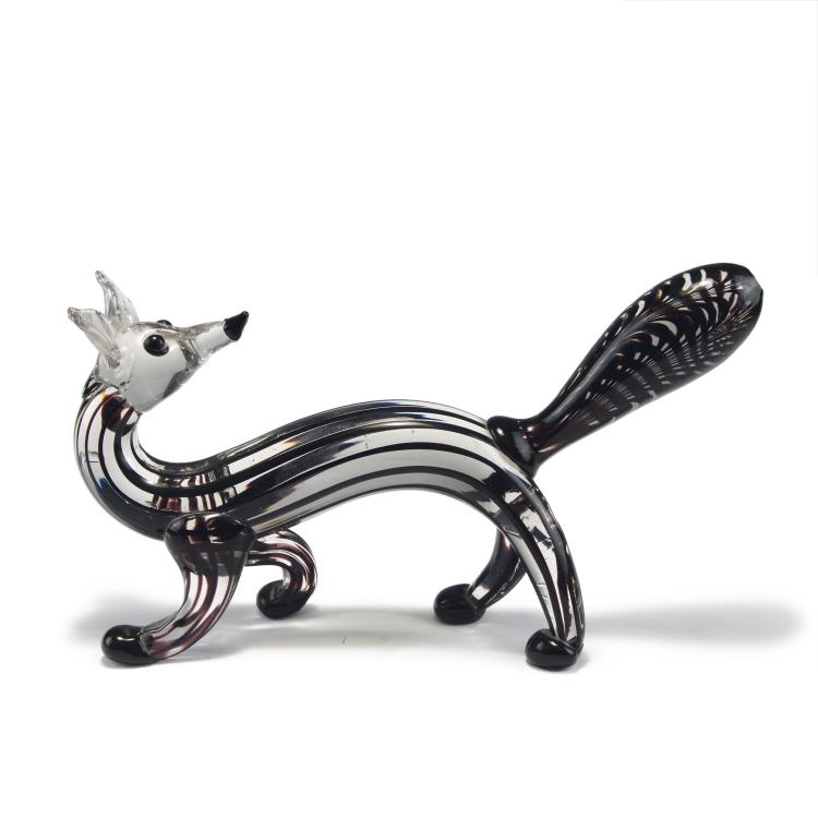 Hauptbild zu Objekt, 'Volpe', c1929, Ercole Barovier, Murano-Milano, Cristalleria, Murano, 119B 13