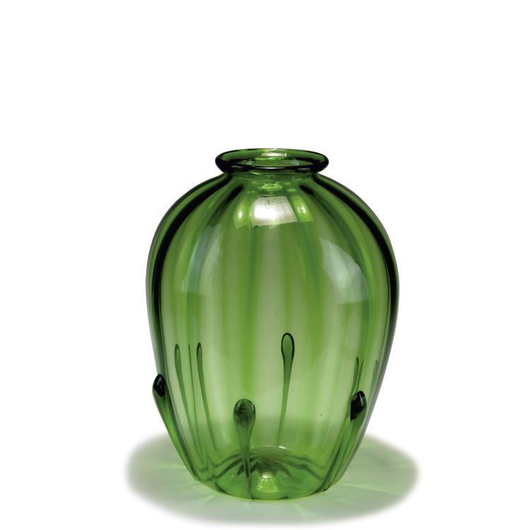 Hauptbild zu Objekt, 'A goccioloni' vase, 1922-25, Vittorio Zecchin, Venini & C., Murano (zugeschrieben), 119B 38