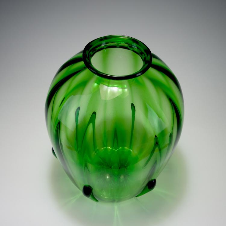 Bild 1 zu Objekt, 'A goccioloni' vase, 1922-25, Vittorio Zecchin, Venini & C., Murano (zugeschrieben), 119B 38