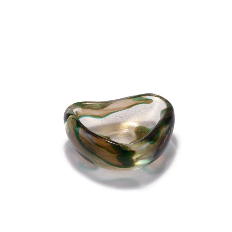 Hauptbild zu Objekt, 'A Macchie' bowl, 1952, Archimede Seguso, Seguso, Archimede, Murano, 119B 177