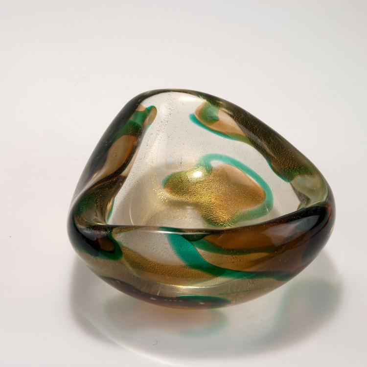 Bild 1 zu Objekt, 'A Macchie' bowl, 1952, Archimede Seguso, Seguso, Archimede, Murano, 119B 177
