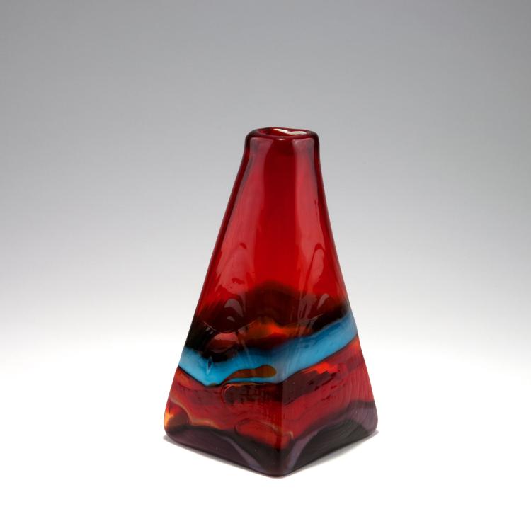 Bild 1 zu Objekt, 'Pezzo unico' vase, 1956, Fulvio Bianconi, Mazzega, I.V.R., Murano (zugeschrieben), 119B 162