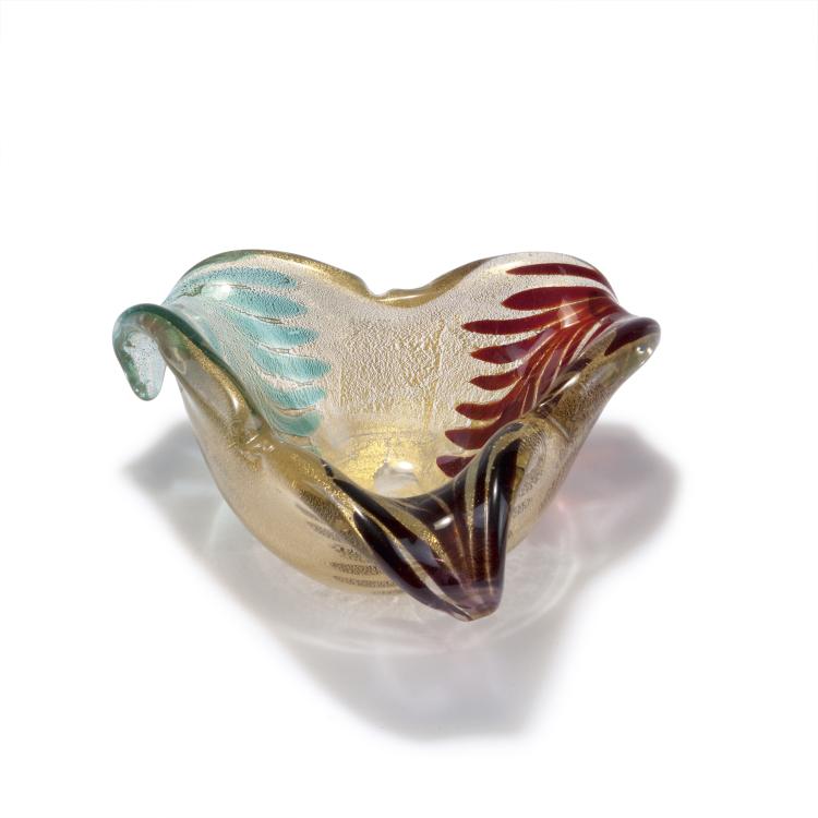 Hauptbild zu Objekt, Bowl, c1955, Archimede Seguso, Seguso, Archimede, Murano (zugeschrieben), 119B 181