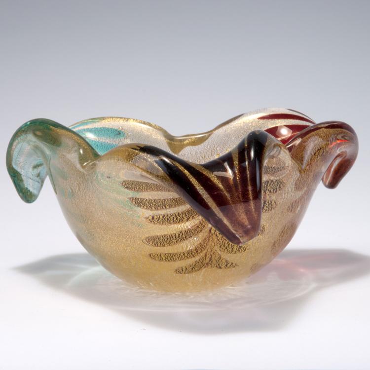Bild 1 zu Objekt, Bowl, c1955, Archimede Seguso, Seguso, Archimede, Murano (zugeschrieben), 119B 181