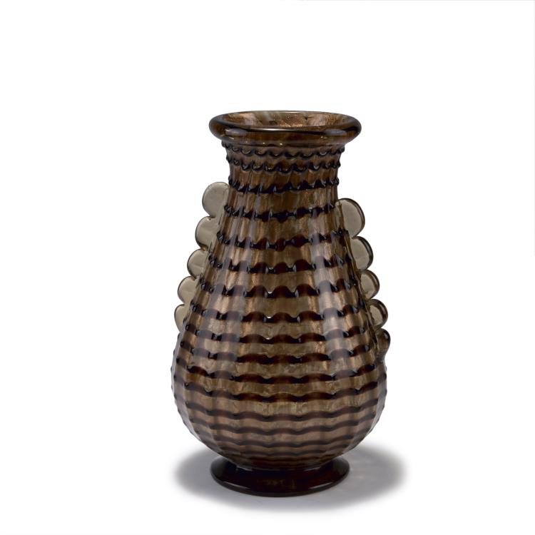 Hauptbild zu Objekt, 'Avventurina' vase, c1936, Ercole Barovier, Ferro Toso Barovier, Murano, 119B 24