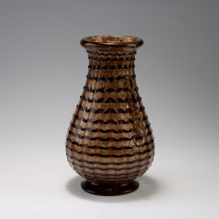 Bild 1 zu Objekt, 'Avventurina' vase, c1936, Ercole Barovier, Ferro Toso Barovier, Murano, 119B 24