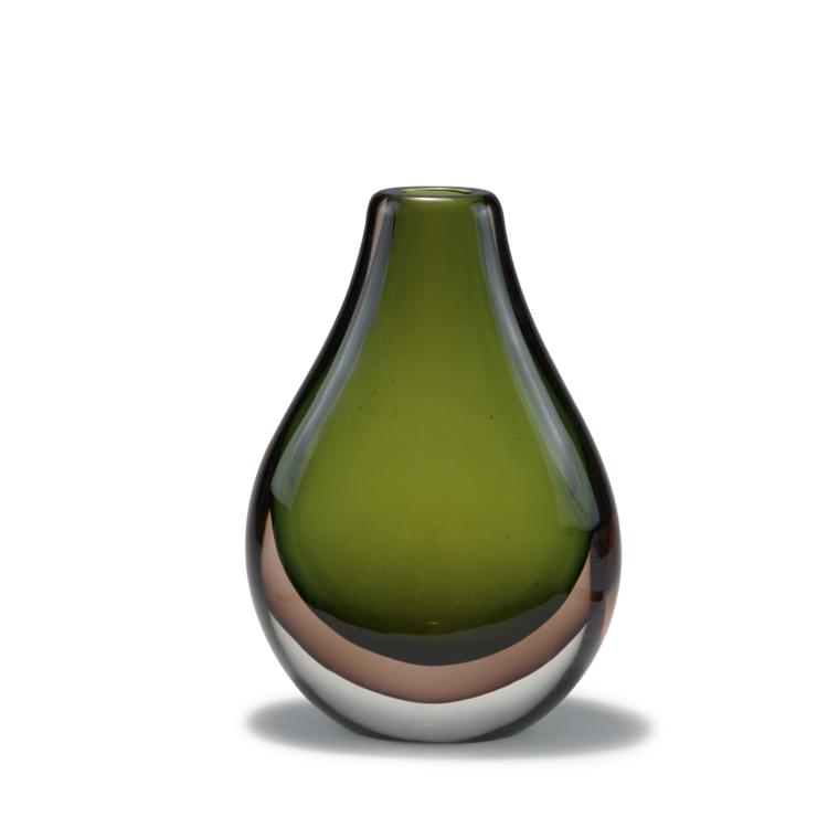 Hauptbild zu Objekt, 'Sommerso' vase, 1958, Flavio Poli, Seguso Vetri d'Arte, Murano, 119B 183