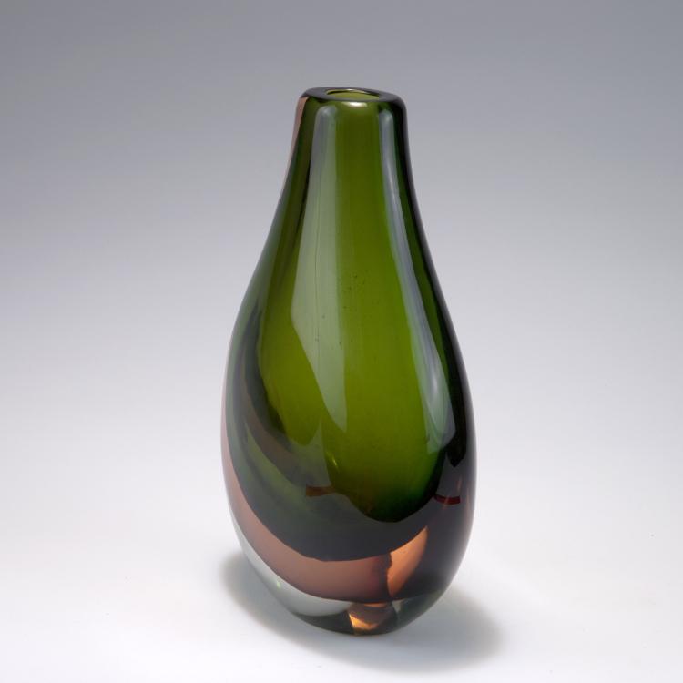 Bild 1 zu Objekt, 'Sommerso' vase, 1958, Flavio Poli, Seguso Vetri d'Arte, Murano, 119B 183