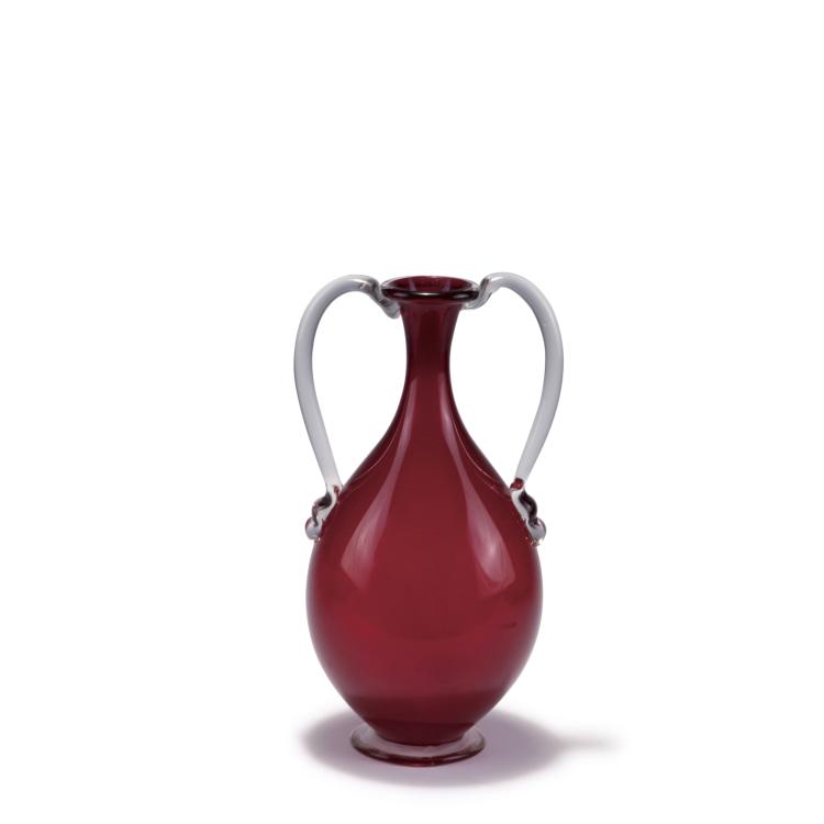 Hauptbild zu Objekt, Vase with handles, c1922, Vittorio Zecchin, Venini & C., Murano, 119B 42