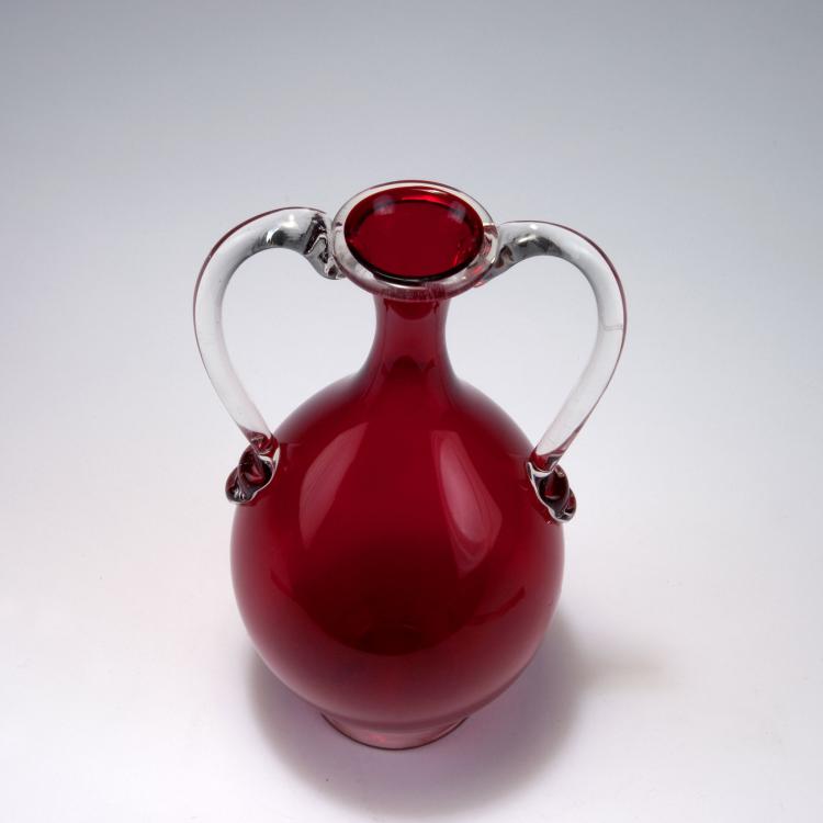 Bild 2 zu Objekt, Vase with handles, c1922, Vittorio Zecchin, Venini & C., Murano, 119B 42