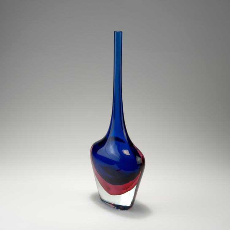 Bild 1 zu Objekt, 'Sommerso' vase, 1956-61, Archimede Seguso, Seguso, Archimede, Vetreria, 119B 182
