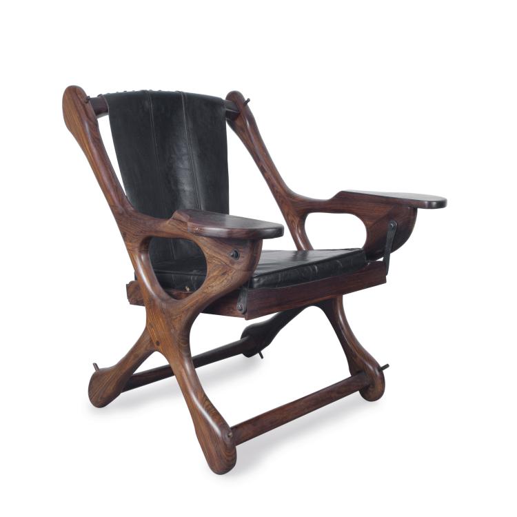 Hauptbild zu Objekt, Armlehnstuhl 'Sling Swinger', 1970, Don Shoemaker, Senal S.A., Morelia, Mexiko, 119C 328