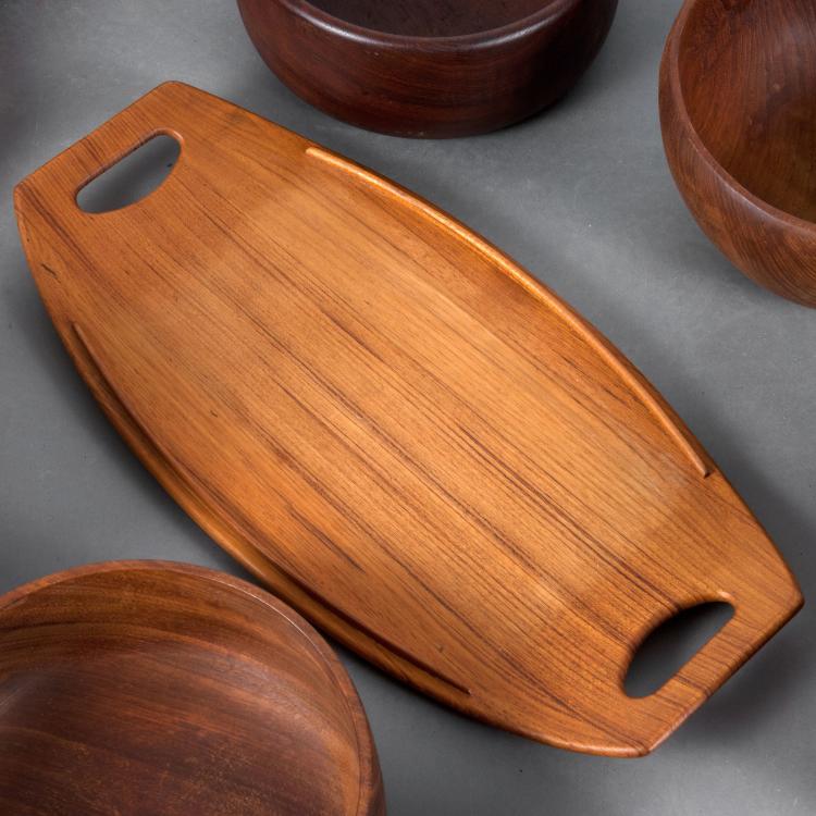 Bild 3 zu Objekt, Konvolut Teakgeschirr, 1950er Jahre, Jens Harald Quistgaard, D&auml;nemark; Schweden, 119A 160