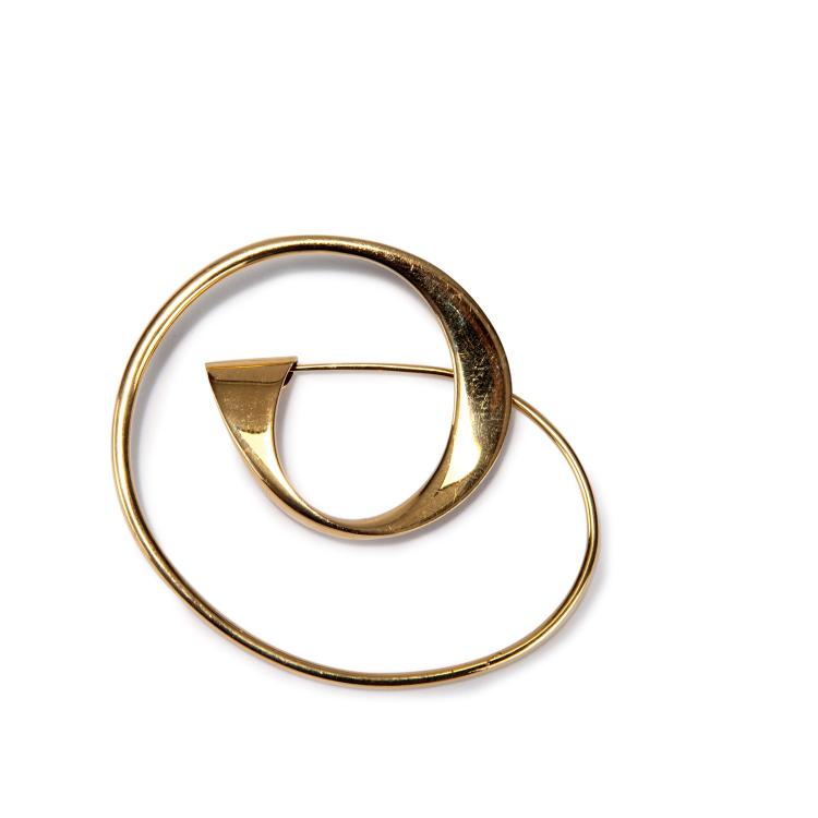 Hauptbild zu Objekt, Brosche, 1960er Jahre, Karl Gustav Hansen, Jensen, Georg, Kopenhagen, 119A 116