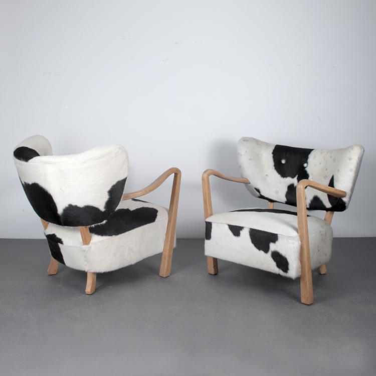Bild 2 zu Objekt, Two armchairs, 1940s, Viggo Boesen, D&auml;nemark, 119A 135