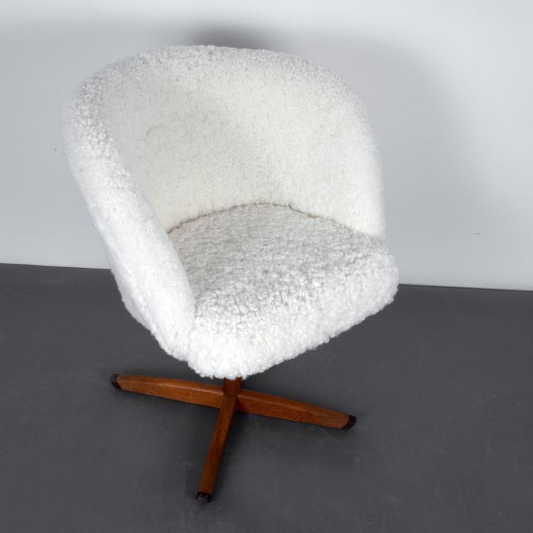 Bild 1 zu Objekt, Drehstuhl, 1950/60er Jahre, Sl&auml;tte M&ouml;bler, Schweden, 119A 145