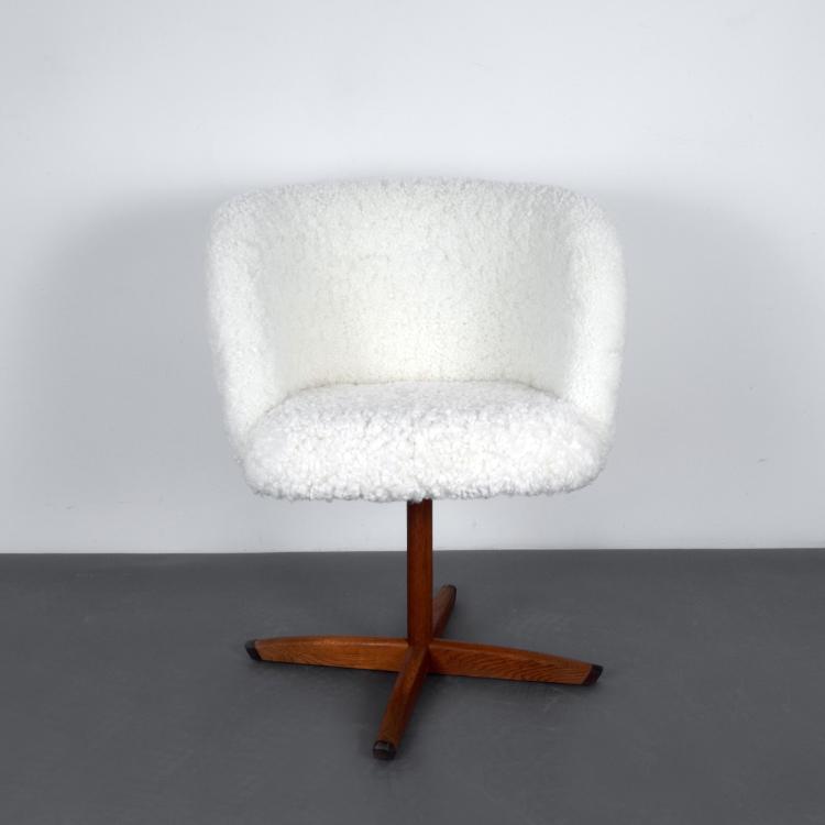 Bild 2 zu Objekt, Drehstuhl, 1950/60er Jahre, Sl&auml;tte M&ouml;bler, Schweden, 119A 145