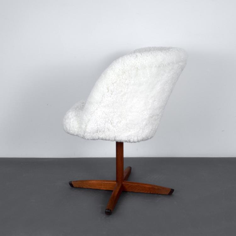 Bild 3 zu Objekt, Drehstuhl, 1950/60er Jahre, Sl&auml;tte M&ouml;bler, Schweden, 119A 145