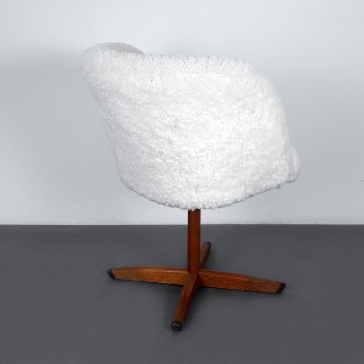 Bild 4 zu Objekt, Drehstuhl, 1950/60er Jahre, Sl&auml;tte M&ouml;bler, Schweden, 119A 145