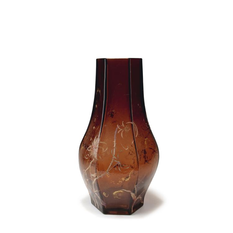 Hauptbild zu Objekt, 'Card&egrave;res sauvages' vase, 1892, Gall&eacute;, Emile, Nancy, 120 137