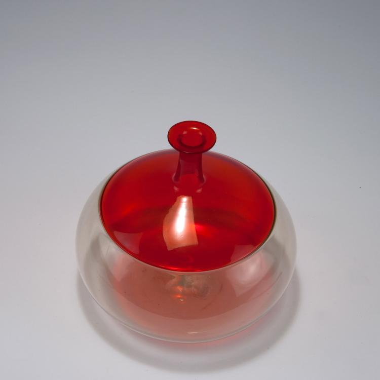 Bild 1 zu Objekt, 'Bolle' bottle, 1966-68, Tapio Wirkkala, Venini & C., Murano, 119B 98