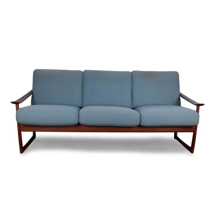 Hauptbild zu Objekt, Dreiersofa und zwei Sessel '130', 1961, Peter Hvidt, France & S&oslash;n, Kopenhagen, 119A 218