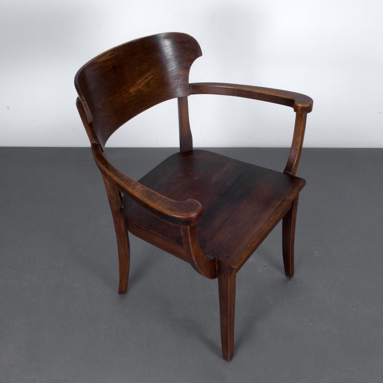 Bild 1 zu Objekt, 'Hellerau' armchair, 1919, Richard Riemerschmid, Deutsche Werkst&auml;tten, Dresden-Hellerau, 119C 8