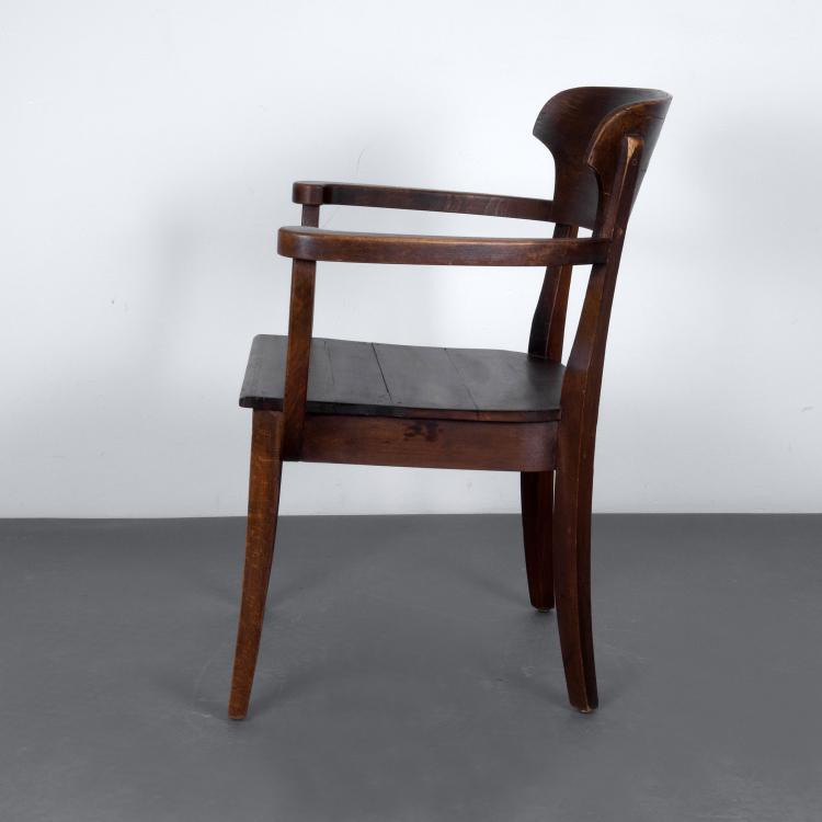 Bild 3 zu Objekt, 'Hellerau' armchair, 1919, Richard Riemerschmid, Deutsche Werkst&auml;tten, Dresden-Hellerau, 119C 8