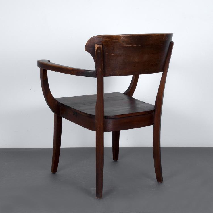 Bild 4 zu Objekt, 'Hellerau' armchair, 1919, Richard Riemerschmid, Deutsche Werkst&auml;tten, Dresden-Hellerau, 119C 8
