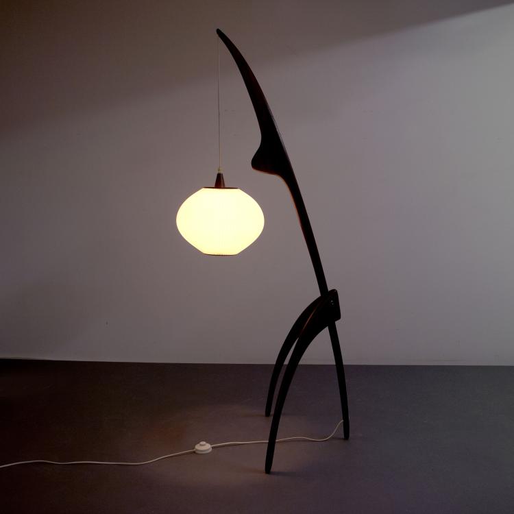 Bild 1 zu Objekt, Stehleuchte, 1950er Jahre, Rispal, Paris, 119C 256