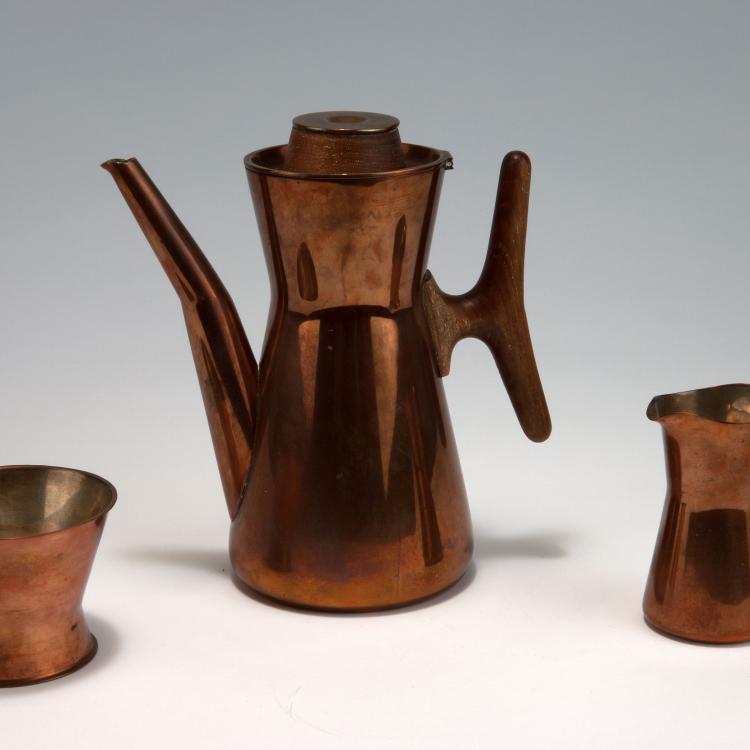 Bild 2 zu Objekt, 'TW 163-164' coffee set, 1961, Tapio Wirkkala, Kultakeskus Oy, H&auml;meenlinna, 119A 89