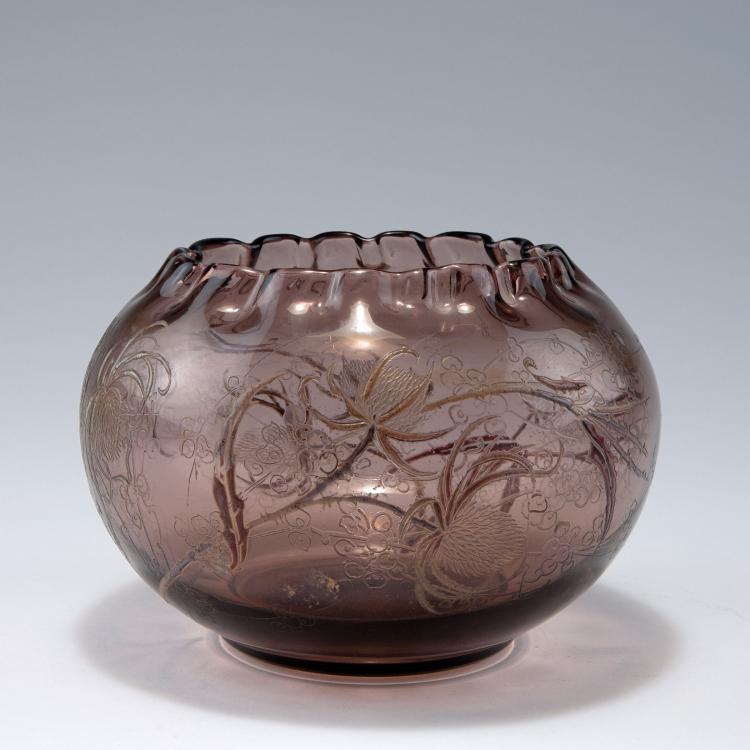 Bild 1 zu Objekt, 'Card&egrave;res sauvages' vase, c1885, Gall&eacute;, Emile, Nancy, 120 129